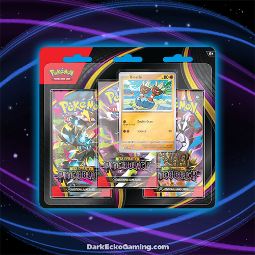 Pitch Black 3 Pack Blister