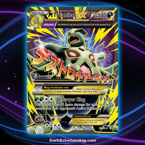 M Tyranitar EX (92 Full Art) - Ancient Origins - 92 - Ultra Rare - DMG